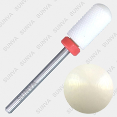 Smooth Top Ceramic Nail Bit Red Grit